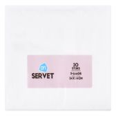 Albert Heijn White napkins 3-layers