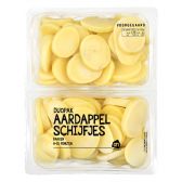 Albert Heijn Aardappel schijfjes duopak (voor uw eigen risico, geen restitutie mogelijk)