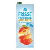 Albert Heijn Appel en perzik light frisse fruitdrank