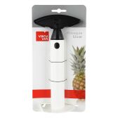 Vacu Vin Zwarte ananasschiller met handvat