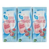 Albert Heijn Raspberry yoghurt drink 6-pack