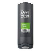 Dove Extra fris douchegel men + care klein