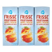 Albert Heijn Appel en perzik frisse fruitdrank 6-pack