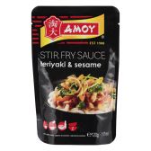 Amoy Teriyaki and sesame stir fry sauce