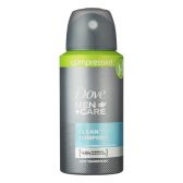 Dove Clean comfort deodorant spray men + care klein (alleen beschikbaar binnen Europa)