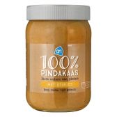 Albert Heijn 100% Pindakaas met stukjes pinda groot