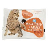 Albert Heijn Maaltijdzak vleessaus voor katten