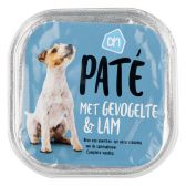 Albert Heijn Gevogelte-lam pate voor honden