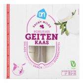 Albert Heijn Geitenkaas schijfjes naturel (voor uw eigen risico, geen restitutie mogelijk)