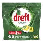 Dreft Original dishwashing tabs lemon