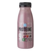 Albert Heijn Rood fruit proteine smoothie (voor uw eigen risico, geen restitutie mogelijk)