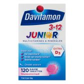 Davitamon Junior raspberry multivitamines (from 3 to 12 years)