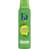 Fa Deospray Caribbean lemon (alleen beschikbaar binnen Europa)