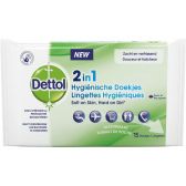 Dettol Desinfection 2 in 1 wipes