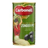 Carbonell Zwarte olijven zonder pit