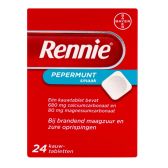 Rennie Pepermunt kauwtabletten klein