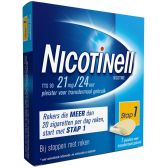 Nicotinell 21 mg/24 uur stoppen met roken pleisters