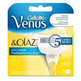 Gillette Venus comfort glide razor blades with Olaz
