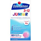 Davitamon Junior 3+ framboos kauwvitamines