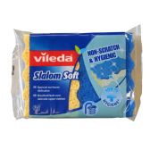 Vileda Slalom soft scouring pads 2-pack