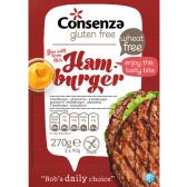 Consenza Gluten free burgers (only available within Europe)