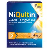 Niquitin Clear plasters 14 mg against smoking