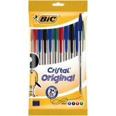 Bic Cristal originele balpennen 10-pack