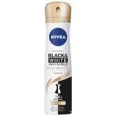 Nivea Black and white silk smooth anti-transpirant deo spray (only available within the EU)