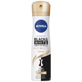 Nivea Black & white zijdezacht anti-transpirant deodorant spray (alleen beschikbaar binnen de EU)