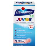 Davitamon Junior strawberry melting tabs small (from 1 to 3 years)