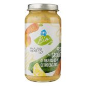 Albert Heijn Biologische pasta met groente en abrikoos in saus (vanaf 12 maanden)