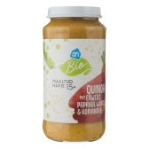 Albert Heijn Biologische quinoa met erwten, paprika en wortel (vanaf 15 maanden)