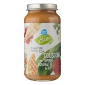 Albert Heijn Biologische couscous met tomaat, courget en kip (vanaf 15 maanden)