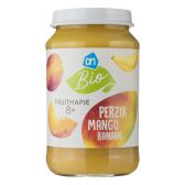 Albert Heijn Biologische perzik, mango en banaan (vanaf 8 maanden)