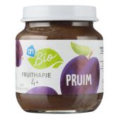 Albert Heijn Biologische fruithapje pruim (vanaf 4 maanden)