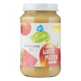 Albert Heijn Biologische fruithapje appel, watermeloen en banaan (vanaf 8 maanden)