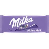 Milka Alp milk chocolate tablet small