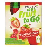 Servero 100% Fruit to go aardbeien hemel