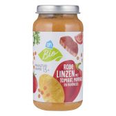 Albert Heijn Biologische rode linzen, tomaten, paprika en rundvlees (vanaf 15 maanden)