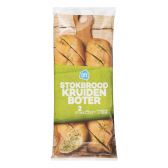 Albert Heijn Stokbrood met kruidenboter (voor uw eigen risico, geen restitutie mogelijk)