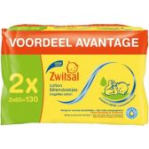 Zwitsal Billendoekjes lotion 2-pack