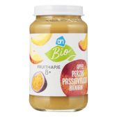 Albert Heijn Organic fruit porridge apple, peach and passion fruit (from 8 months)