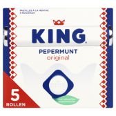 King Originele pepermunt rollen 5-pack