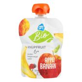 Albert Heijn Organic squeeze fruit apple and banana (from 6 months)