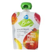 Albert Heijn Organic squeeze fruit banana, mango and sweet potatoes (vanaf 6 maanden)