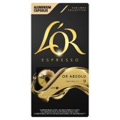 L'Or Espresso or absolu coffee cups