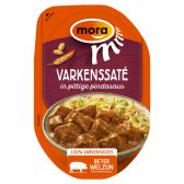 Mora Varkenssate in pittige pindasaus (alleen beschikbaar binnen de EU)