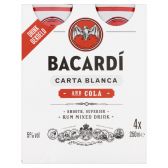 Bacardi and cola 4-pack