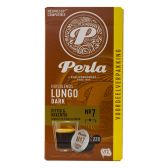 Perla Lungo dark coffee caps houseblends discount