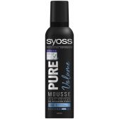 Syoss Pure volume styling mousse (alleen beschikbaar binnen de EU)
